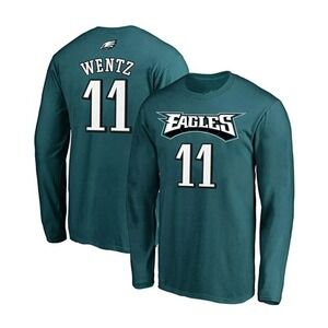 NFL.Com Carson Wentz‎ Philadelphia Eagles Long Sleeve Youth 8-14 Shirt